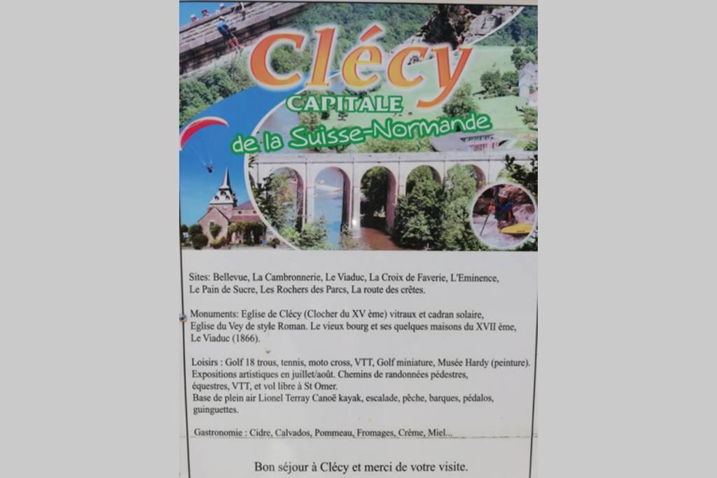La Maison Reseau Cycle Et Gites Clécy Zewnętrze zdjęcie